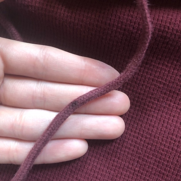 Sunday Best (Aritzia) Bovary T-Shirt (lightweight waffle-knit hoodie) - Picture 6 of 6